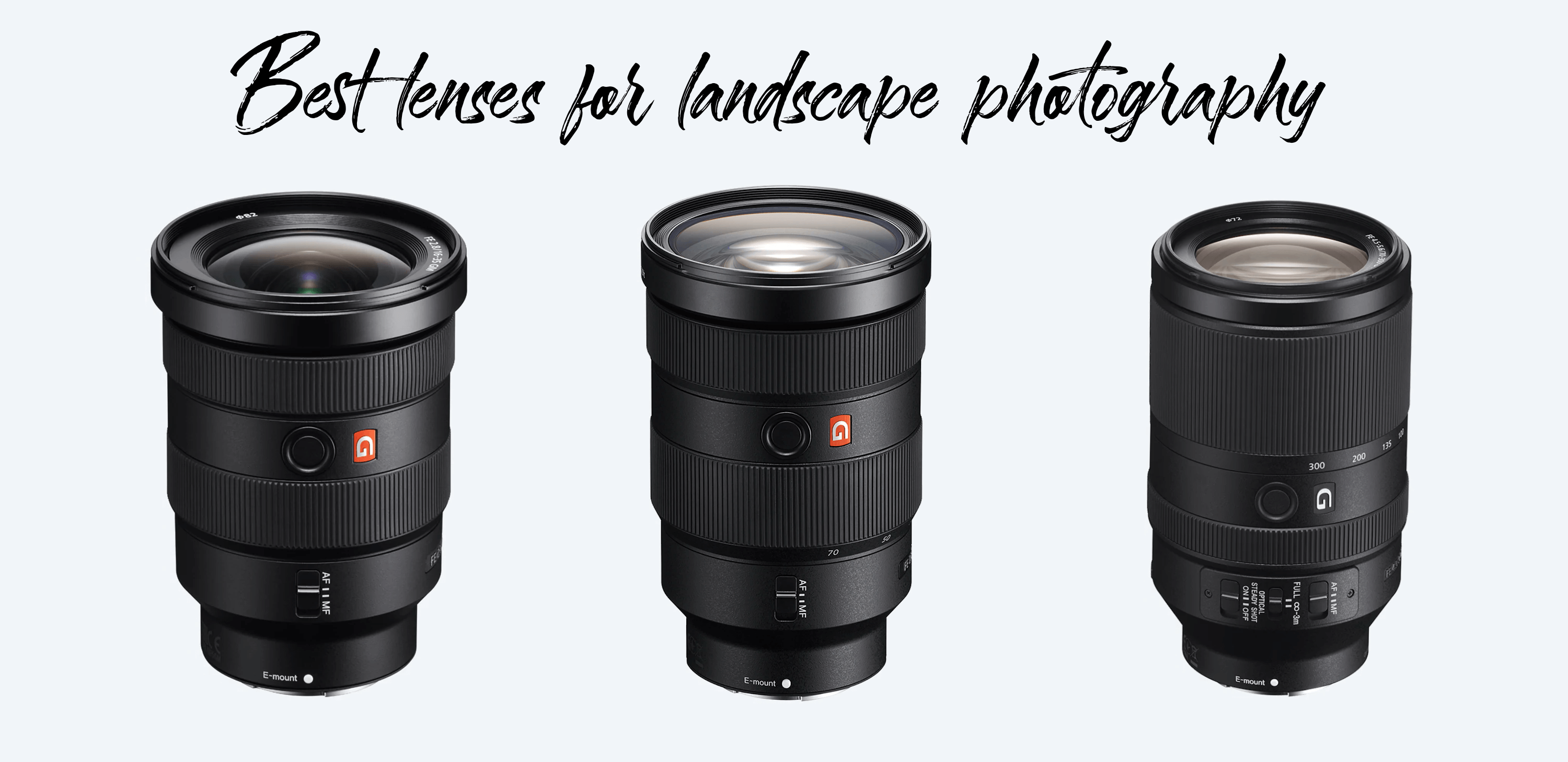 Three Best Lenses for Landscape Photography
